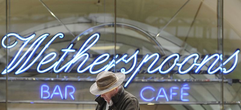 J D Wetherspoon shares surge as pub group returns to first-half profit